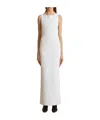 Khaite Evelyn Knitted Maxi Dress In Glaze