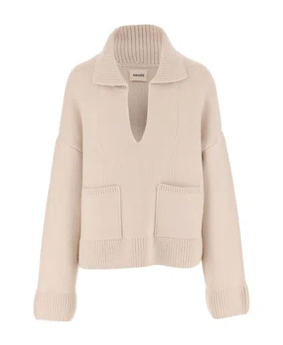 Khaite The Fauna Cashmere Jumper In Neutral