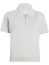 Khaite The Gulliame Knitted Top In Grey