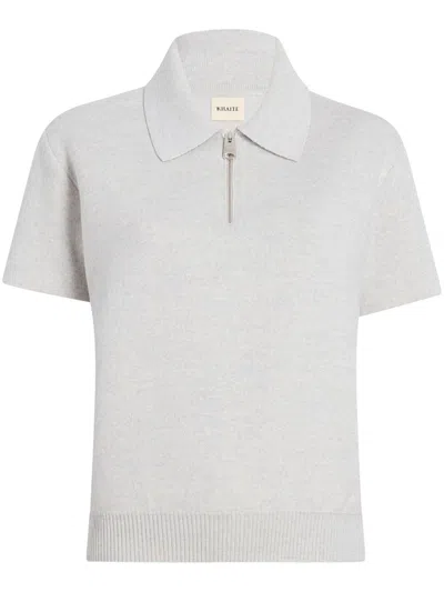 Khaite The Gulliame Knitted Top In Grey