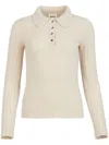 Khaite Hans Ribbed Cashmere Sweater In Neutrals