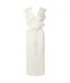 Khaite The Ima Silk Dress In White