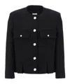 Khaite The Laybin Bomber Jacket In Black
