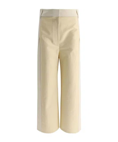 Khaite The Leon High-rise Trousers In Neutral