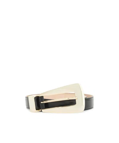 Khaite The Lucca Leather Belt In White