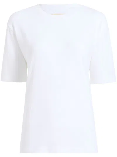 KHAITE THE MAE T-SHIRT WITH APPLICATION