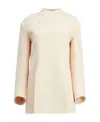 Khaite The Mahni Slit-detail Blouse In White