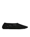 Khaite The Maiden Mesh Ballerina Shoes In Black