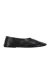 Khaite The Marcy Slip-on Ballerina Shoes In Black