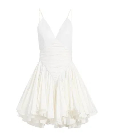 Khaite The Margot Godet Minidress In White