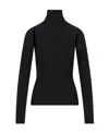Khaite The Marlowe Open-back Blouse In Black