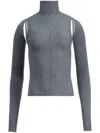 Khaite The Marlowe Wool Sweatshirt In Grau