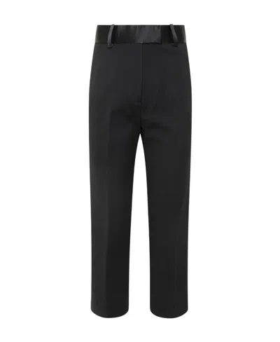 Khaite The Melie Straight-leg Trousers In Black