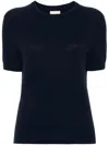Khaite The Pierre Sweater In Blue