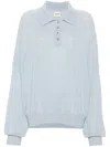 Khaite The Rene Pullover In Blau
