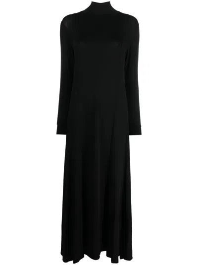 Khaite Richie Medium Length Dress In Black