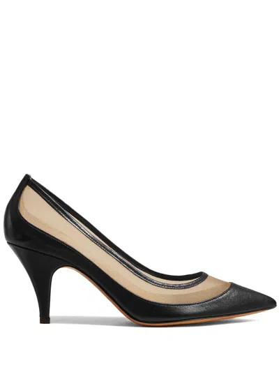 Khaite 75mm River Pony Hair Pumps In Black