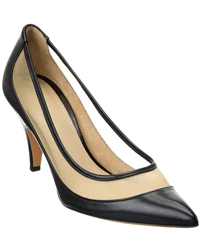Khaite 75mm River Pony Hair Pumps In Black