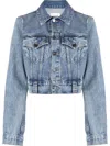 Khaite The Rizzo Denim Jacket In Blue