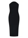 Khaite The Rumer" Midi Dress Black