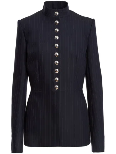 KHAITE THE SAMUEL PINSTRIPED JACKET