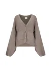 Khaite Scarlet Cashmere-blend Cardigan