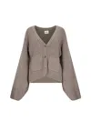 Khaite Scarlet Cashmere-blend Cardigan