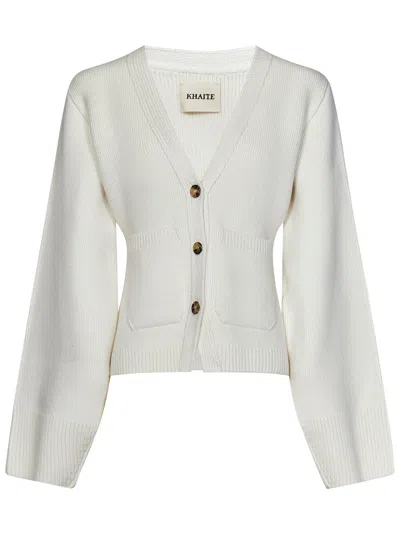 Khaite The Scarlet Cardigan In White