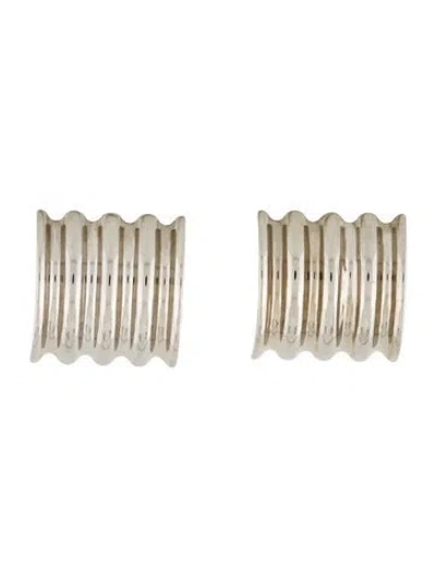 Pre-owned Khaite The Small Julius Panel Earrings In Multi