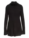 Khaite The Vray Halterneck Blouse In Black