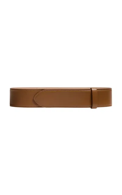 Khaite Theo Waist Belt In Brown