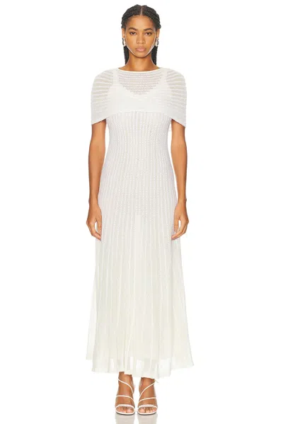 Khaite Thora Dress In Brown