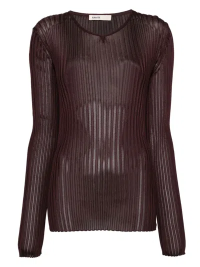 Khaite Tia Top In Brown