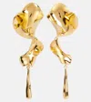 Khaite Tidal 18k Gold-plated Earrings In Gold