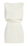 Khaite Toma Cotton-canvas Dress In Neutral