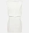 Khaite Toma Bonded Crepe Minidress