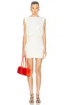 Khaite Toma Bonded Crepe Minidress