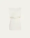 Khaite Toma Bonded Crepe Minidress