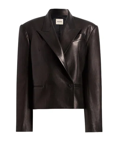 KHAITE KHAITE TANNI V-NECK JACKET
