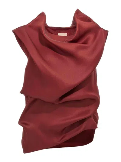 Khaite Luola Top In Red