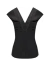 Khaite Ami Top In Black