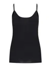 Khaite Ziggy Viscose Blend Tank Top In Black