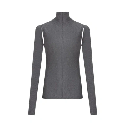 Khaite Cashmere Top In Gray