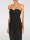 Khaite Ayla Crepe Bustier Top