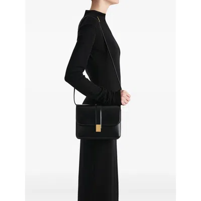 Khaite Top-handle Calfskin Satchel In Black