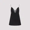 Khaite Deep V-neck Silk Top With Spaghetti Straps