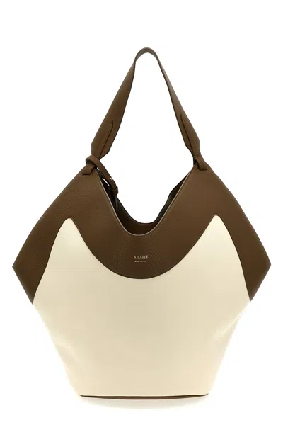 Khaite Tote Bag 'lotus Medium Canvas Tote' In Multi