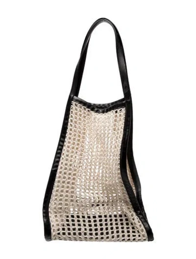 Pre-owned Khaite Tote In Black/neutrals