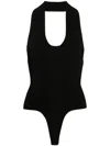Khaite Toto Jersey Halter Bodysuit