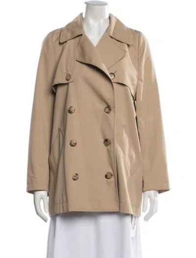 Pre-owned Khaite Trench Coat In Brown